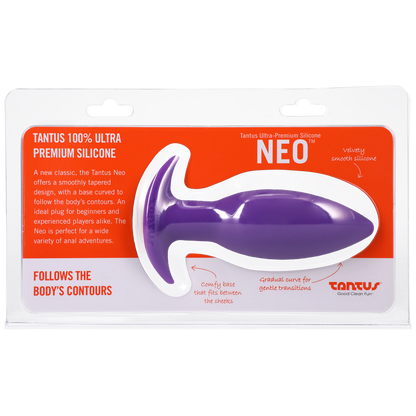 Tantus Silicone Neo Silicone Butt Plug Purple