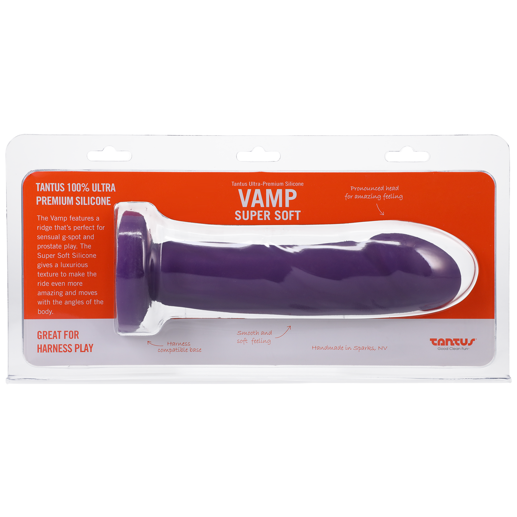 Tantus Silicone Vamp Super Soft Silicone Amethyst