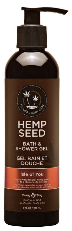 Hemp Seed Bath & Shower Gel Isle of You 8 fl oz / 237 ml