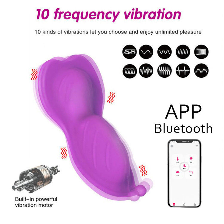 Remote Wear APP Wave Of Flowers Wireless Remote Control Couples With Powerful Vibration Massage