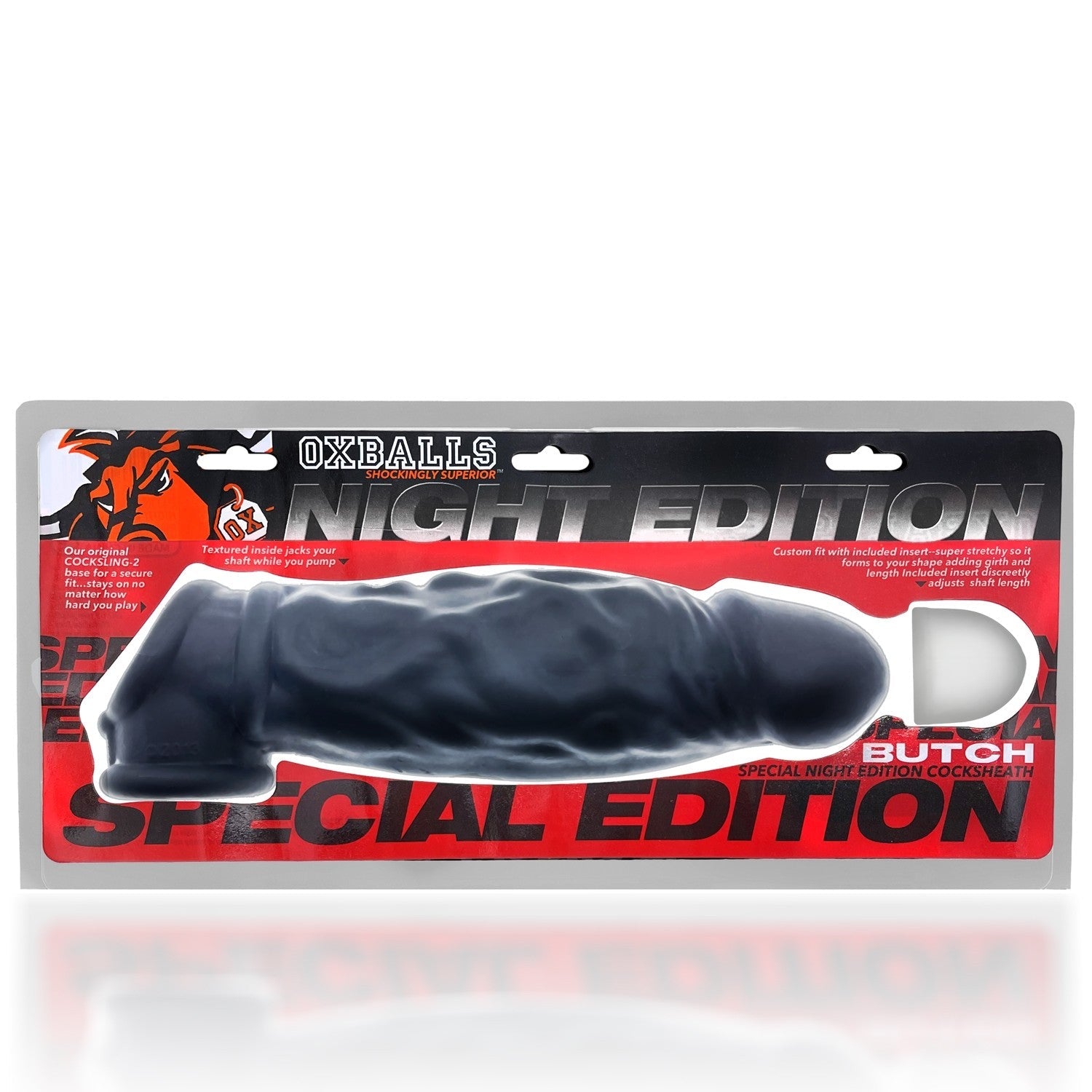 Oxballs BUTCH, cocksheath, - PLUS+SILICONE special edition - NIGHT