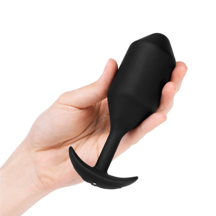 VIBRATING SNUG PLUG | XXL | BLACK