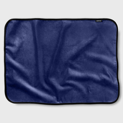 Fascinator Throw Royal Blue Microvelvet - Mini