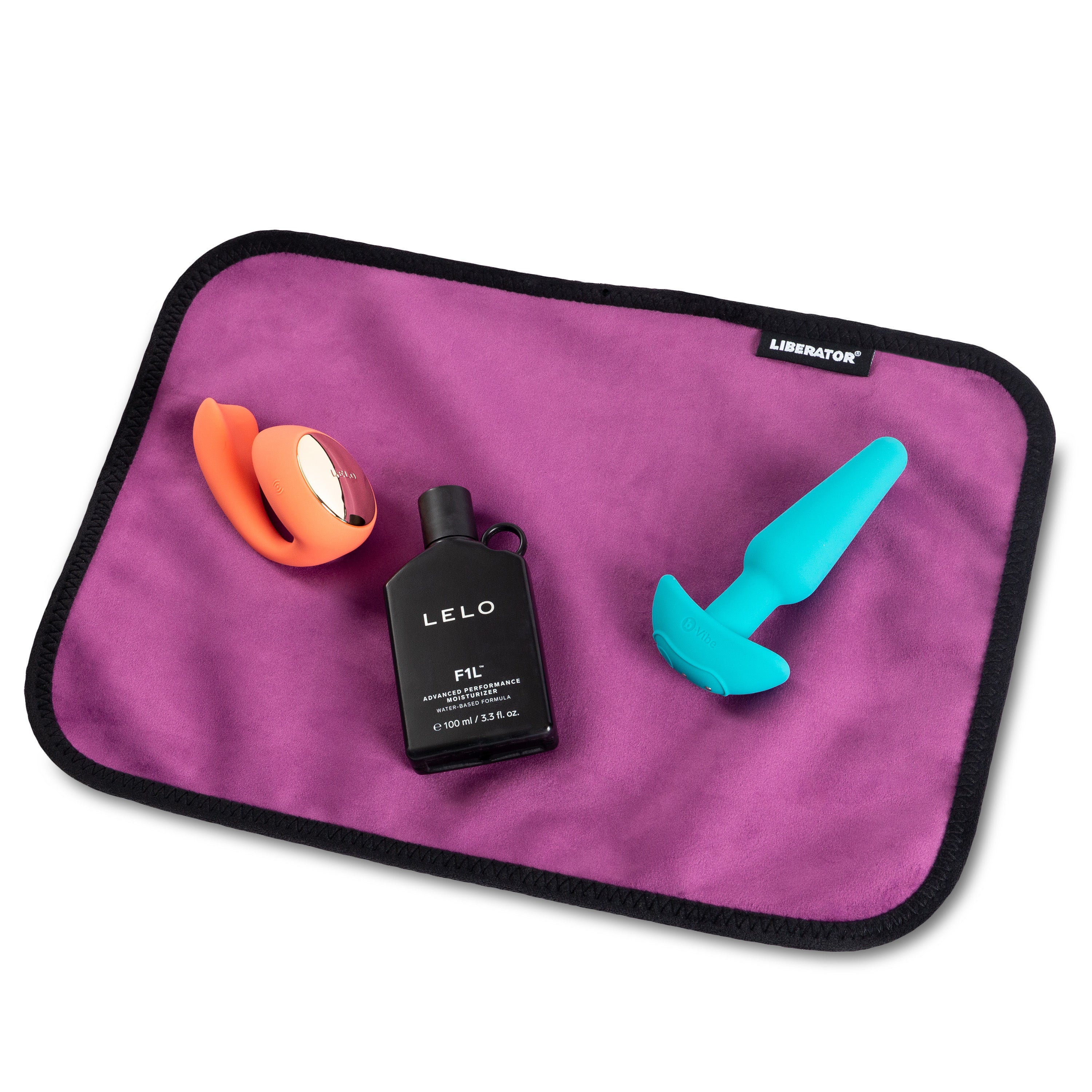 Fascinator Toy Pad - Moisture-proof Toy Pad, Microvelvet - Aubergine