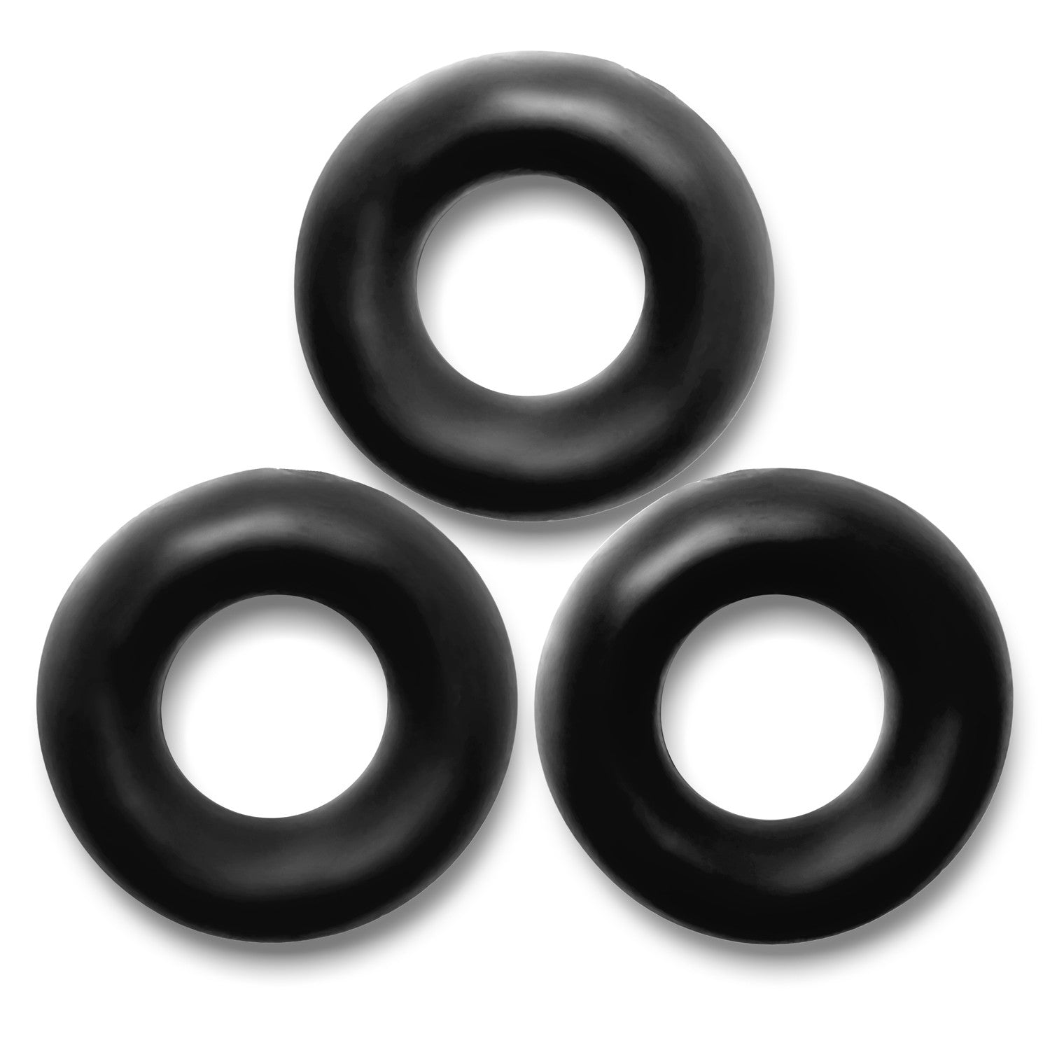 Oxballs FAT WILLY, 3-pack jumbo cockrings - BLACK