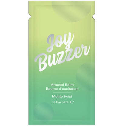 JOY BUZZER Clitoral Arousal Balm - Mojito Twist Foil - 0.13 floz  l 4 mL