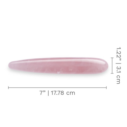 Crystal Slim Wand - Rose Quartz