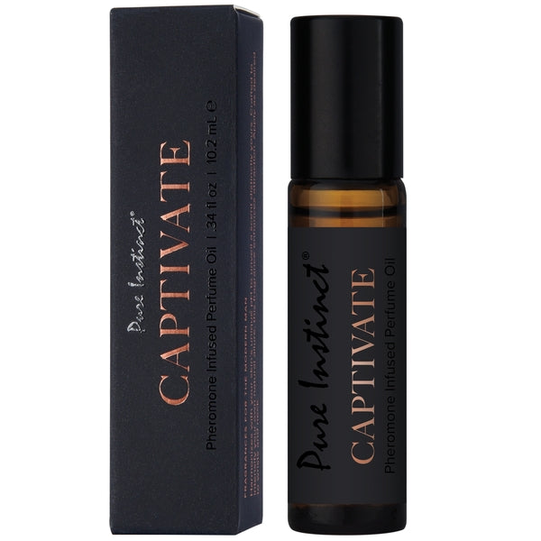 Captivate -10.2ml Pure Instinct Men's Collection Pheromone Perfume Oil