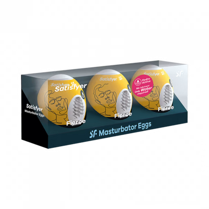 Masturbator Egg 3er Set (Fierce) Yellow